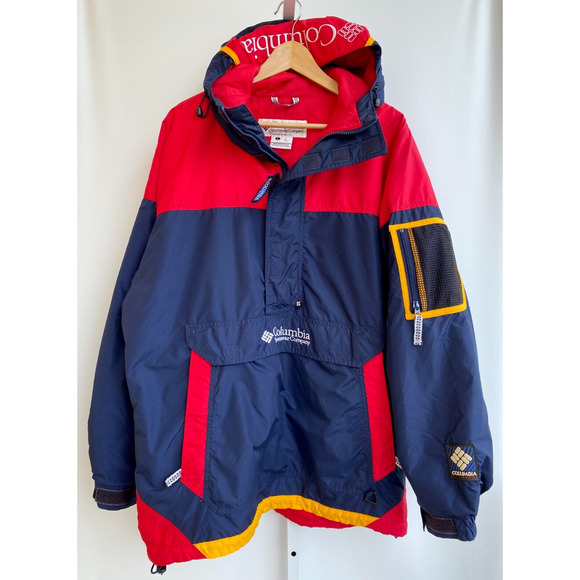 Columbia Other - Columbia Sportswear Company Mountain Vintage Color Block Ski Pullover Jacket L